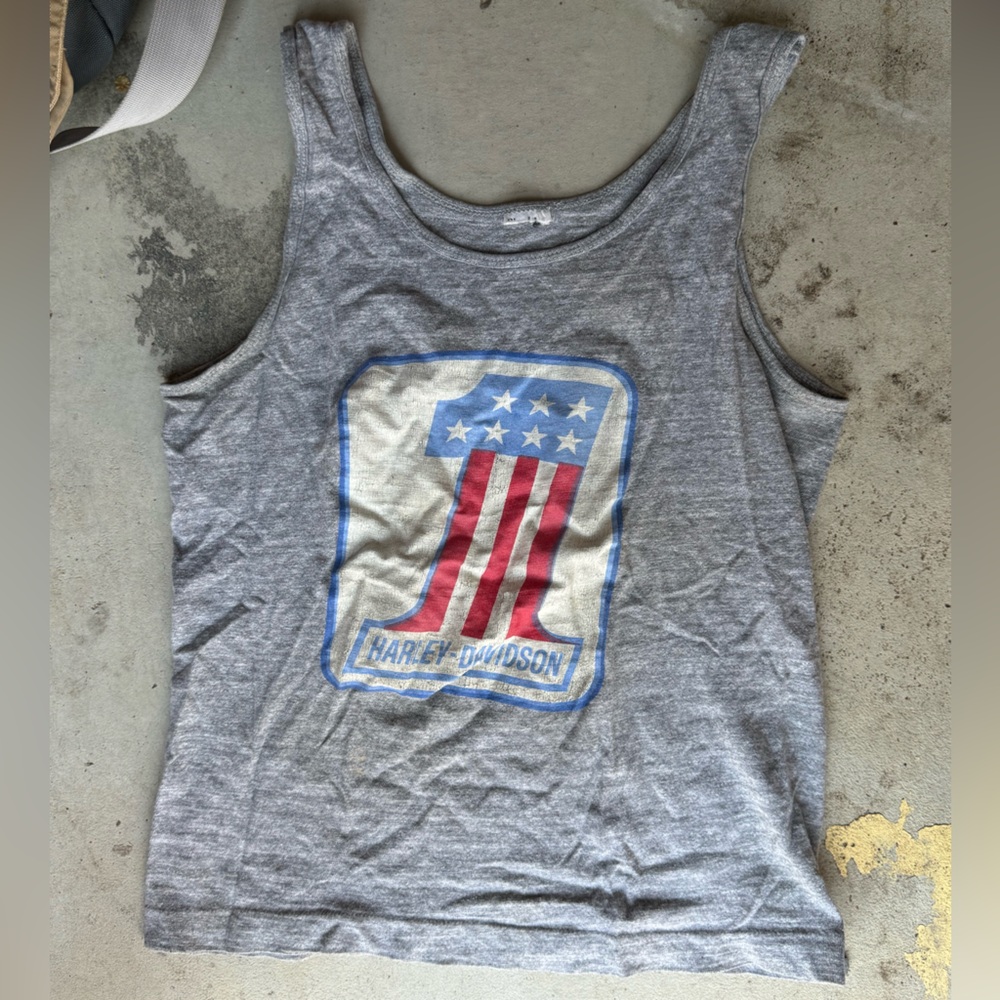 Vintage Harley Davidson Sleeveless Tee